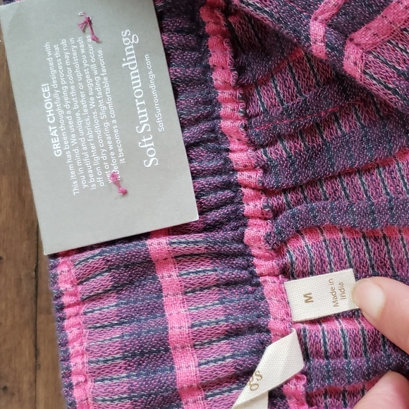 Soft Surroundings Dulcinea Shorts, Fuscia - Picture 7 of 7